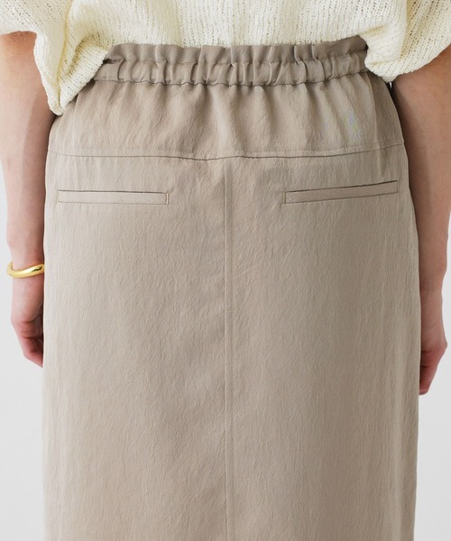 BABYLONE（バビロン）の「ドロストナロースカート（スカート・レディース・ベージュ/ブラック・フリー）」の21枚目の写真