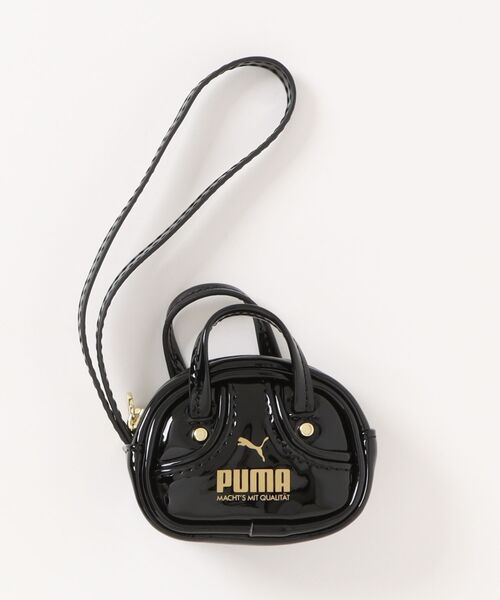 PUMA(プーマ)の「PUMA プーマ U 1976 GRIP BAG KEYCHAIN バッグ 092598 05BK/ARC GOLD(ボディバッグ/ウエストポーチ・メンズ・ブラック・FREE)」の1枚目の写真