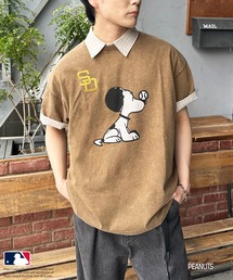 DOUBLE NAME（ダブルネーム）の「【MLB×PEANUTS】 50's RETRO BIG TEE（Tシャツ/カットソー）」