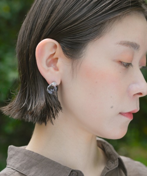 HARIO Lampwork Factory(ハリオランプワークファクトリー)の「ピアス アイスドロップ(ピアス(両耳用)・レディース・クリア・FREE)」の9枚目の写真