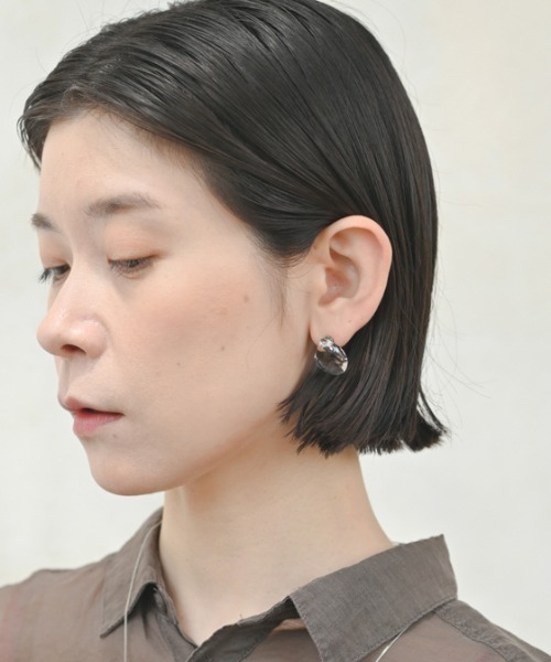 HARIO Lampwork Factory(ハリオランプワークファクトリー)の「ピアス アイスドロップ(ピアス(両耳用)・レディース・クリア・FREE)」の11枚目の写真