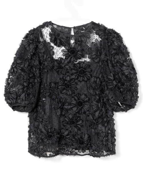 CLASSIC FLOWER TULLE TOPS(クラシックフラワーチュールトップス