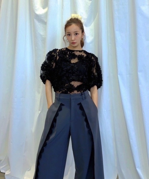 CLASSIC FLOWER TULLE TOPS(クラシックフラワーチュールトップス 