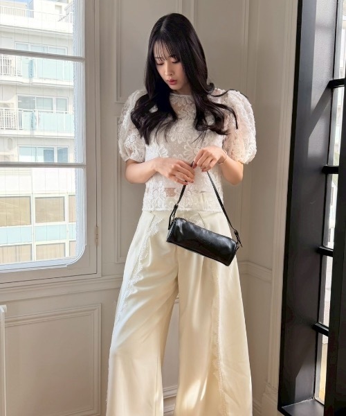CLASSIC FLOWER TULLE TOPS(クラシックフラワーチュールトップス