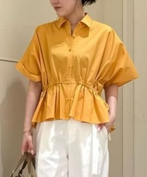 allureville（アルアバイル）の「コットンレース切替ブラウス（シャツ