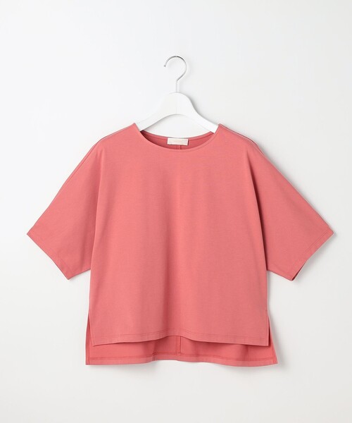 ANY SIS(エニィスィス)の「ショート丈ドルマン5分袖 プルオーバー(Tシャツ/カットソー・レディース・ホワイト系/黄土色系/ブラック系/ブルー系/ピンク系/イエロー系・X-SMALL)」の8枚目の写真