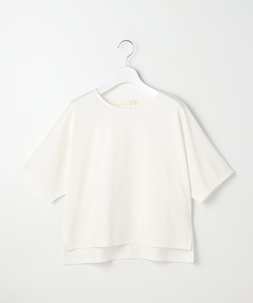 ANY SIS(エニィスィス)の「ショート丈ドルマン5分袖 プルオーバー(Tシャツ/カットソー・レディース・ホワイト系/黄土色系/ブラック系/ブルー系/ピンク系/イエロー系・X-SMALL)」の7枚目の写真