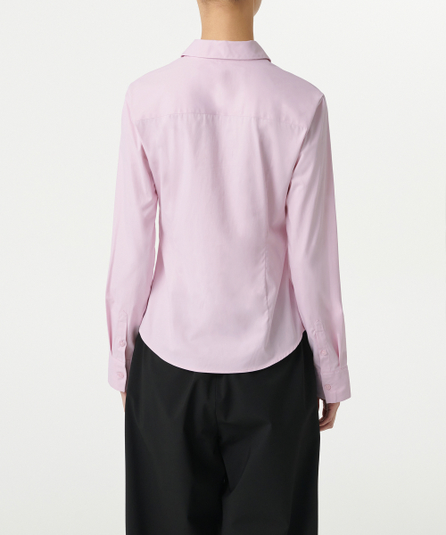 MUSINSA STANDARD WOMAN（ムシンサスタンダードウーマン）の「ウィメンズスリムフィットシャツ[ピンク]（シャツ/ブラウス・レディース・その他・LARGE/MEDIUM/SMALL/X-SMALL）」の3枚目の写真