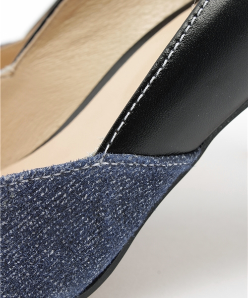 GALLARDAGALANTE（ガリャルダガランテ）の「コンビネーションパンプス（パンプス・レディース・ブルー/ホワイト・36/37/38）」の7枚目の写真
