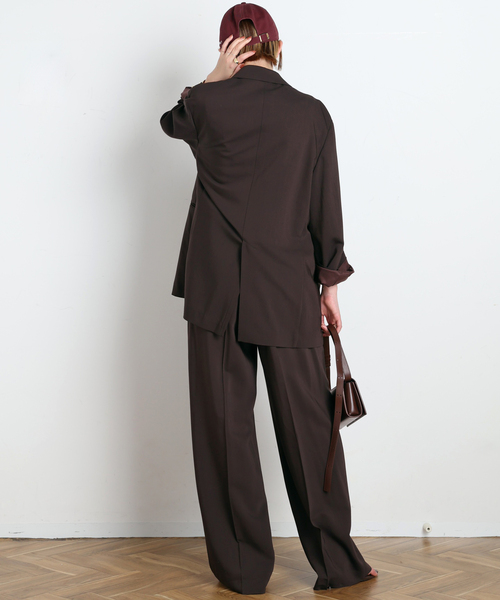 AP STUDIO（エーピーストゥディオ）の「Sleek パンツ（スラックス・レディース・ブラウン/ブラック・40/38/36）」の7枚目の写真