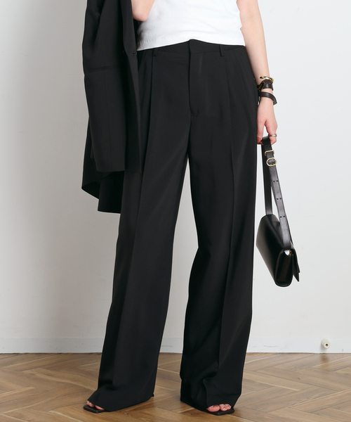 AP STUDIO（エーピーストゥディオ）の「Sleek パンツ（スラックス・レディース・ブラウン/ブラック・40/38/36）」の11枚目の写真