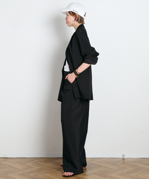 AP STUDIO（エーピーストゥディオ）の「Sleek パンツ（スラックス・レディース・ブラウン/ブラック・40/38/36）」の15枚目の写真