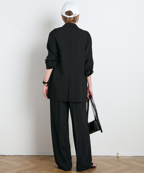 AP STUDIO（エーピーストゥディオ）の「Sleek パンツ（スラックス・レディース・ブラウン/ブラック・40/38/36）」の16枚目の写真