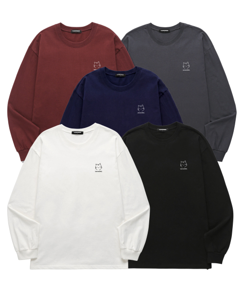 VANNWORKS(バンワークス)の「ヤオンイ ロングスリーブ (VLS0076) バーガンディ(Tシャツ/カットソー・メンズ・その他・SMALL/MEDIUM/LARGE/X-LARGE/XX-LARGE)」の2枚目の写真