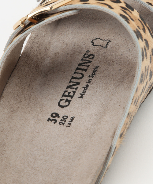 GENUINS(ジェニュインズ)の「【WEB+一部店舗限定】GENUINS / ジェニュインズ GELAN(サンダル・レディース・ブラウン/ホワイト・25cm/24cm/23cm)」の10枚目の写真