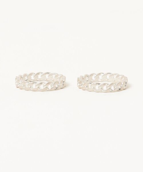 ALLSAINTS(オールセインツ)の「PERRIE CHAIN RING | PERRIE チェーン リング(リング・メンズ・シルバー系その他・S/M/L)」の7枚目の写真