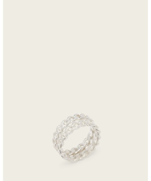 ALLSAINTS(オールセインツ)の「PERRIE CHAIN RING | PERRIE チェーン リング(リング・メンズ・シルバー系その他・S/M/L)」の1枚目の写真