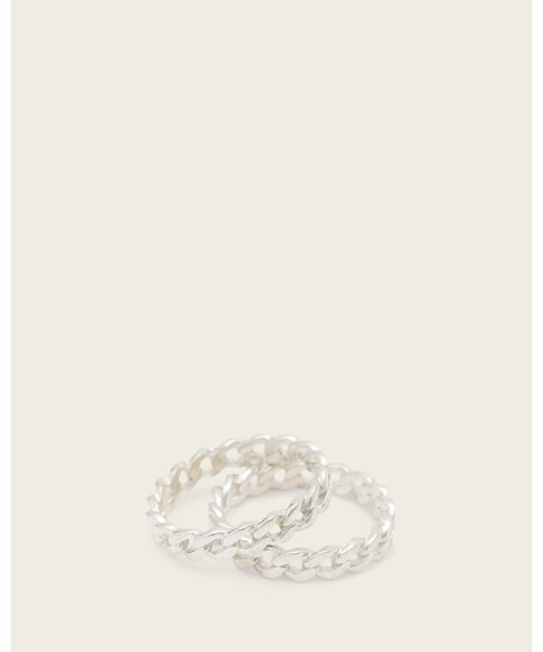 ALLSAINTS(オールセインツ)の「PERRIE CHAIN RING | PERRIE チェーン リング(リング・メンズ・シルバー系その他・S/M/L)」の5枚目の写真