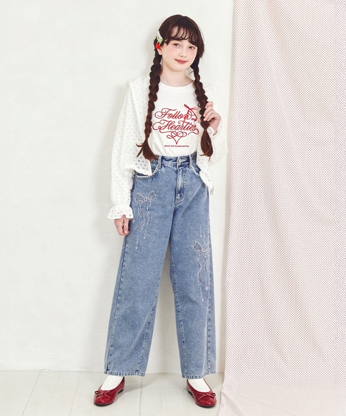 mezzo piano Junior(メゾピアノジュニア)の「キラキラビーズチェリーピン(その他ヘアアクセサリー・キッズ・レッド・F)」の7枚目の写真