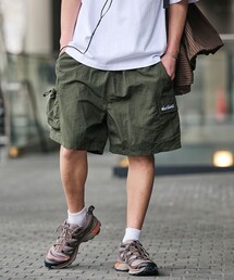 WILD THINGS（ワイルドシングス）の「WILD THINGS/ワイルドシングス 限定展開 WILD THINGS×FREAK'S STORE/ワイルドシングス 別注 ワンポイント刺繍 カーゴショーツ（カーゴパンツ）」