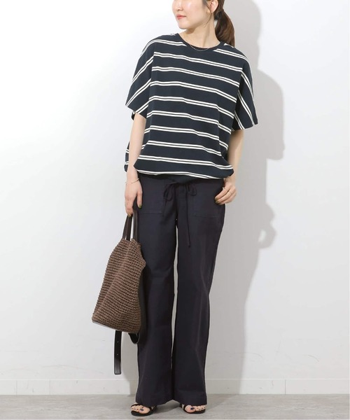 JOURNAL STANDARD relume(ジャーナルスタンダード レリューム)の「《WEB限定追加4》ワイドベイカーパンツ(カーゴパンツ・レディース・ネイビー・40/38/36)」の2枚目の写真