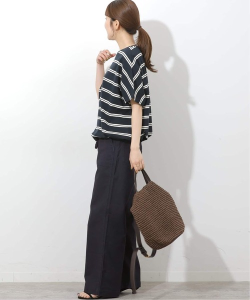 JOURNAL STANDARD relume(ジャーナルスタンダード レリューム)の「《WEB限定追加4》ワイドベイカーパンツ(カーゴパンツ・レディース・ネイビー・40/38/36)」の3枚目の写真