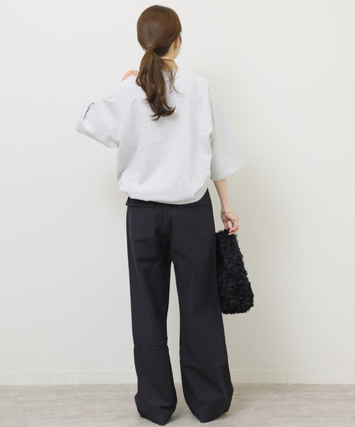 JOURNAL STANDARD relume(ジャーナルスタンダード レリューム)の「《WEB限定追加4》ワイドベイカーパンツ(カーゴパンツ・レディース・ネイビー・40/38/36)」の9枚目の写真
