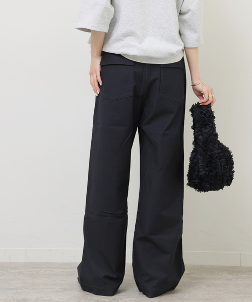JOURNAL STANDARD relume(ジャーナルスタンダード レリューム)の「《WEB限定追加4》ワイドベイカーパンツ(カーゴパンツ・レディース・ネイビー・40/38/36)」の12枚目の写真