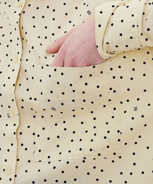 BY MALENE BIRGER(バイマレーネビルガー)の「BY MALENE BIRGER DERRIS VOILE シャツ(シャツ/ブラウス・レディース・ライトベージュ・34)」の8枚目の写真