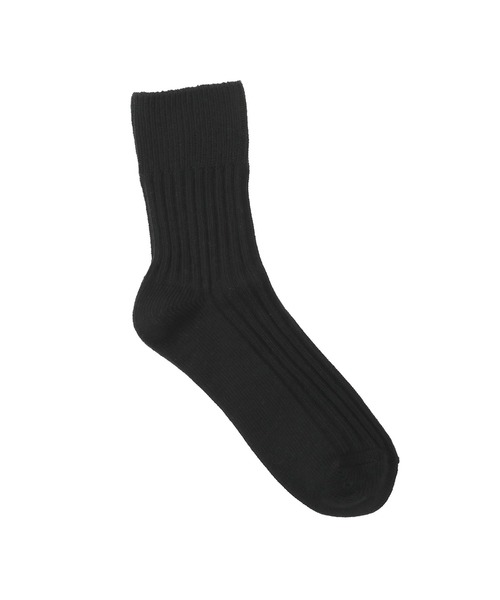 Manhattan Portage（マンハッタンポーテージ）の「APPLE EMB RIB ANKLE SOCKS（ソックス/靴下・メンズ・オフホワイト/イエロー/ブラック・MEDIUM/SMALL）」の4枚目の写真