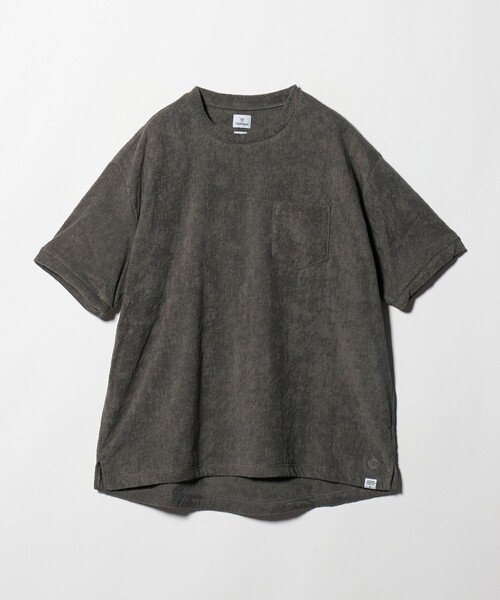 UNITED ARROWS（ユナイテッドアローズ）の「＜ORIGINAL Charcoal＞×＜THING FABRICS＞パイル Tシャツ（Tシャツ/カットソー・メンズ・グレー系/ブラック/ホワイト・L/M）」の3枚目の写真