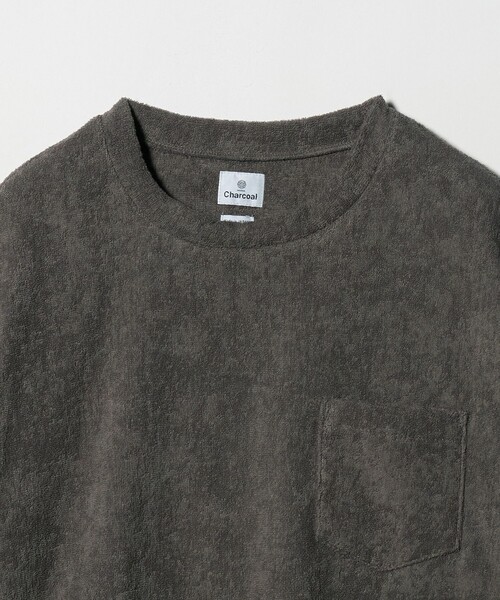UNITED ARROWS（ユナイテッドアローズ）の「＜ORIGINAL Charcoal＞×＜THING FABRICS＞パイル Tシャツ（Tシャツ/カットソー・メンズ・グレー系/ブラック/ホワイト・L/M）」の5枚目の写真
