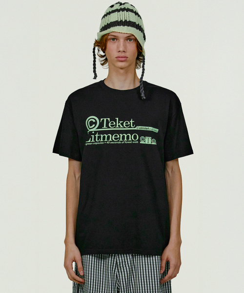 TEKET(テケット)の「Stress Fix Tee Black(Tシャツ/カットソー・レディース・その他・MEDIUM/SMALL/LARGE)」の1枚目の写真