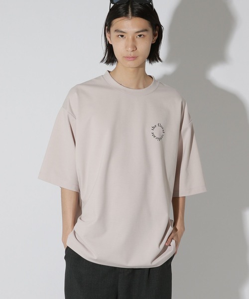 LAKOLE(ラコレ)の「BフラワーサークルロゴT / 672894(Tシャツ/カットソー・メンズ・ピンク/サンドグレー/ホワイト/グリーン・LARGE/MEDIUM)」の1枚目の写真