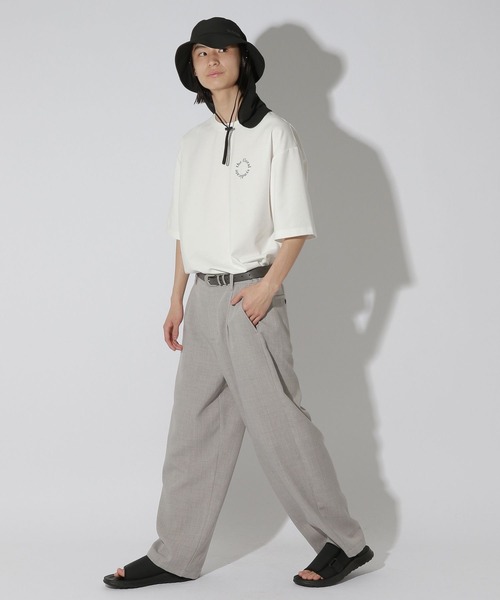 LAKOLE(ラコレ)の「BフラワーサークルロゴT / 672894(Tシャツ/カットソー・メンズ・ピンク/サンドグレー/ホワイト/グリーン・LARGE/MEDIUM)」の9枚目の写真