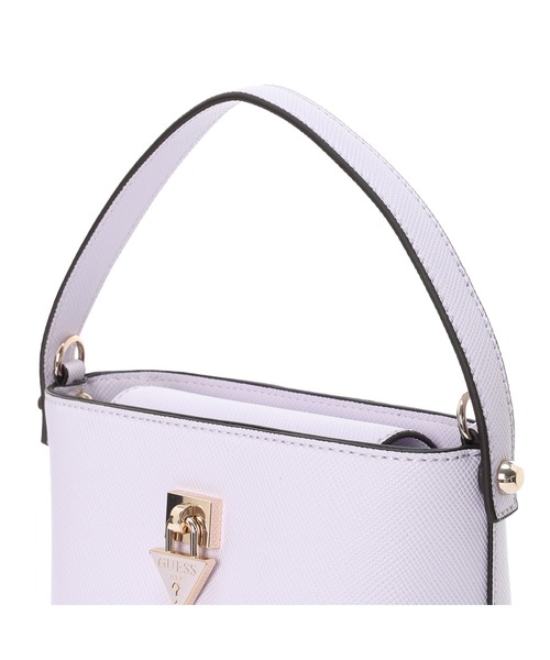 Guess(ゲス)の「PATSIE Bucket Bag ショルダーバッグ(ショルダーバッグ・レディース・ブラック/オフホワイト/パープル/ネイビー・ONE SIZE)」の8枚目の写真