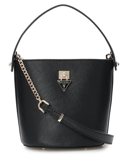 Guess(ゲス)の「PATSIE Bucket Bag ショルダーバッグ(ショルダーバッグ・レディース・ブラック/オフホワイト/パープル/ネイビー・ONE SIZE)」の5枚目の写真