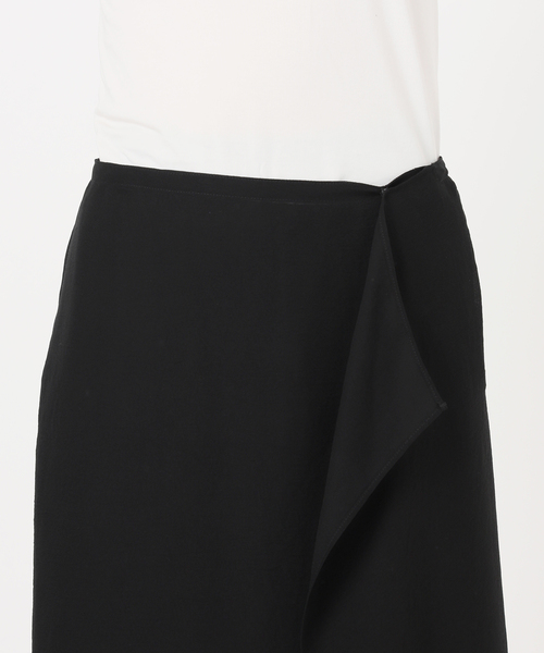 Deuxieme Classe(ドゥーズィエムクラス)の「トリアセシフォン WRAP SKIRT(スカート・レディース・ブラック・38/36)」の15枚目の写真
