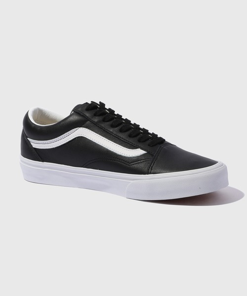 VANS(バンズ)の「【VANS/バンズ】Old Skool LEATHER(スニーカー・メンズ・ブラック・27.0cm/29.0cm/28.0cm/26.0cm)」の6枚目の写真