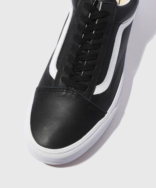 VANS(バンズ)の「【VANS/バンズ】Old Skool LEATHER(スニーカー・メンズ・ブラック・27.0cm/29.0cm/28.0cm/26.0cm)」の4枚目の写真