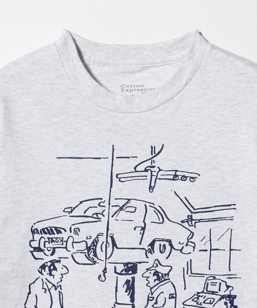 Cotton Expressions(コットンエクスプレッションズ)の「<COTTON EXPRESSIONS>QUANTUM MECHANIC Tシャツ(Tシャツ/カットソー・メンズ・ライトグレー・M/L)」の2枚目の写真