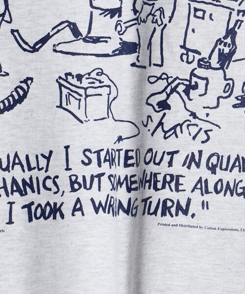 Cotton Expressions(コットンエクスプレッションズ)の「<COTTON EXPRESSIONS>QUANTUM MECHANIC Tシャツ(Tシャツ/カットソー・メンズ・ライトグレー・M/L)」の5枚目の写真