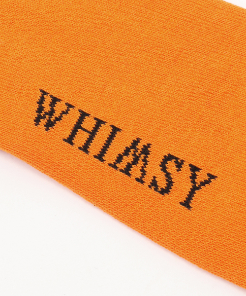 Whimsy(ウィムジー)の「Whimsy / ウィムジー CATHIE SOCK(ソックス/靴下・メンズ・オレンジ/ホワイト/ブラック・FREE)」の7枚目の写真