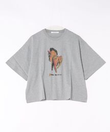 H.A.K | H.A.K×ナタリー・レテ スワイー天竺「JUiCE THE HORSE」Tシャツ(Tシャツ/カットソー)