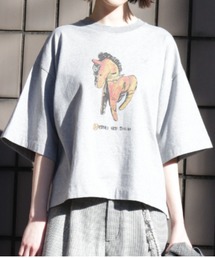 H.A.K | H.A.K×ナタリー・レテ スワイー天竺「JUiCE THE HORSE」Tシャツ(Tシャツ/カットソー)