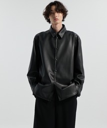 CINOH | SYNTHETIC LEATHER SHIRT(シャツ/ブラウス)