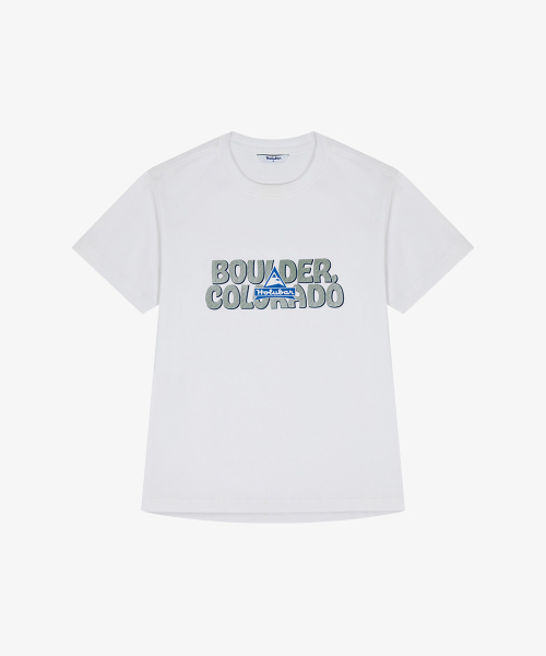 HOLUBAR(ホルバー)の「Boulder Logo T Shirt W White(Tシャツ/カットソー・レディース・その他・X-SMALL/SMALL)」の1枚目の写真