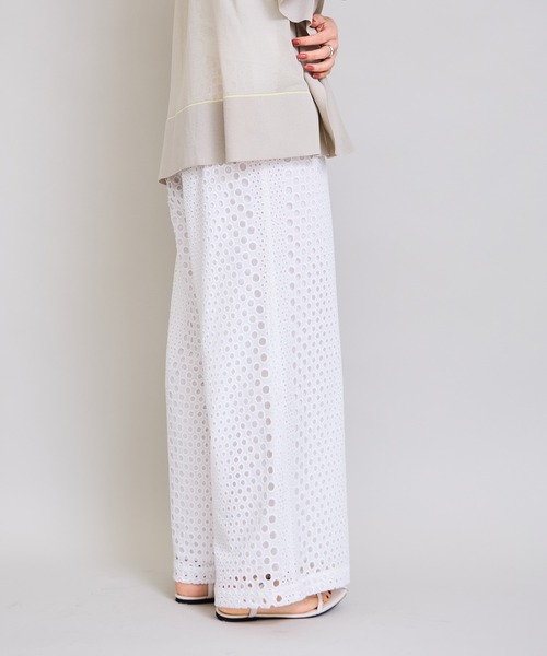 LHELBIE(レルビエ)の「サークルレースパンツ(その他パンツ・レディース・ブラック/オフホワイト・M)」の20枚目の写真