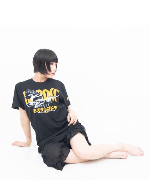 ハードコアチョコレート(ハードコアチョコレート)の「モスラ対ゴジラ/モスラ(インファント・ブラック)(Tシャツ/カットソー・メンズ・ブラック・XX-LARGE/LARGE/X-LARGE)」の1枚目の写真