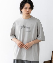 +phenix（プラスフェニックス）の「+phenix(プラスフェニックス)Outlast MIRRORED GRAPHIC SHORT SLEEVE TEE   ミラードグラフィック ショートスリーブTシャツ（Tシャツ/カットソー）」